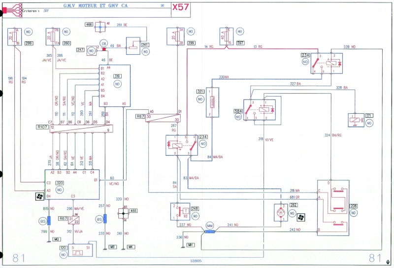 Schema electrique clio 2 phase 1