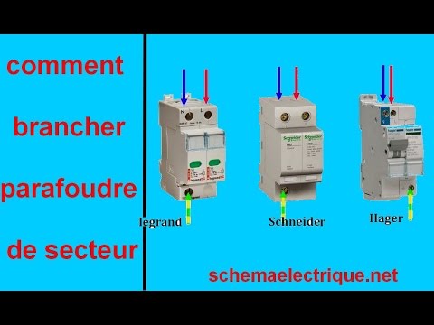 Schema electrique parafoudre schneider