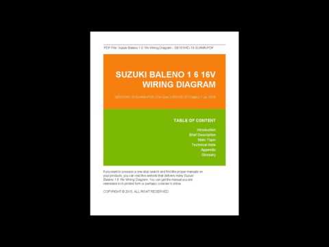 Schema electrique suzuki baleno