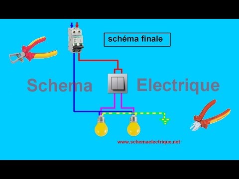 Schema cablage electrique double allumage