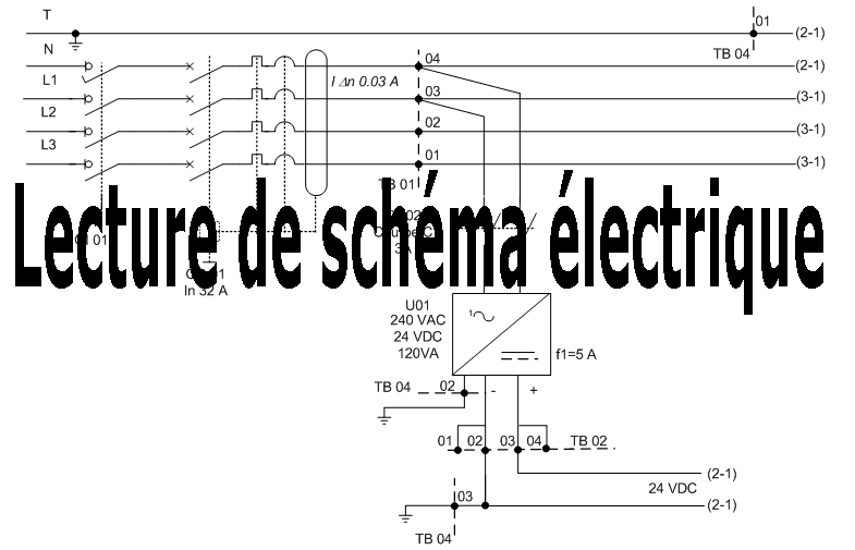 Lecture schema electrique