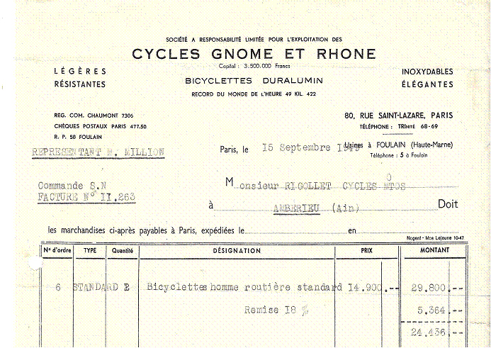 Schema electrique gnome rhone r5