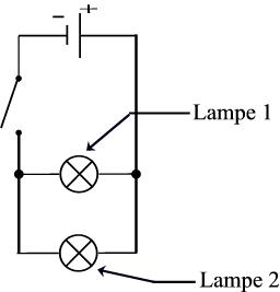Schema electrique pour deux lampes