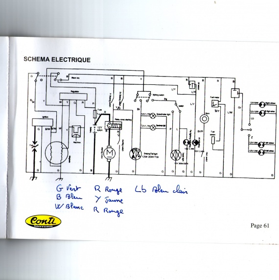 Schema electrique piaggio fly 50