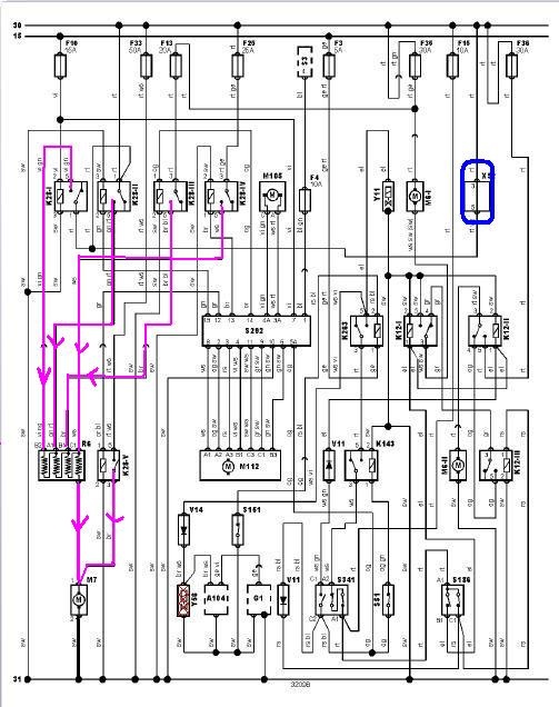 Schema electrique poussoir