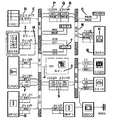 Schema electrique leve vitre 406 hdi