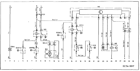 Schema faisceau electrique attelage 406