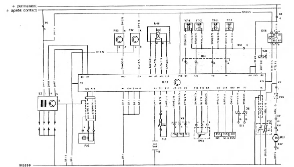 Schema electrique opel vectra essence