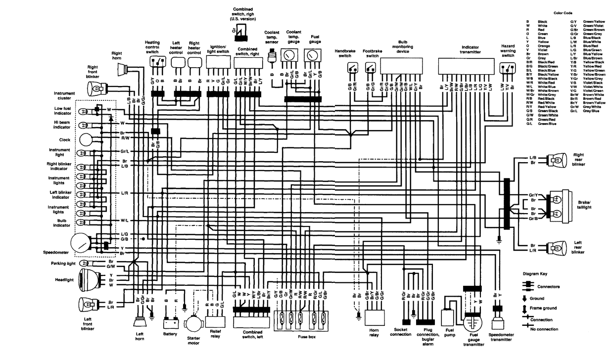 Schema electrique k100