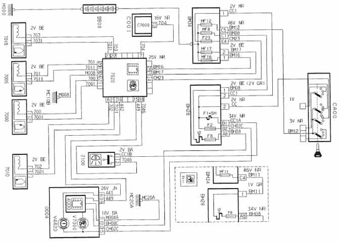 Schema electrique 207 essence