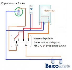 Schéma electrique detecteur de mouvement