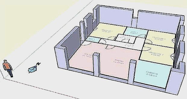 Schema electrique maison en 3d