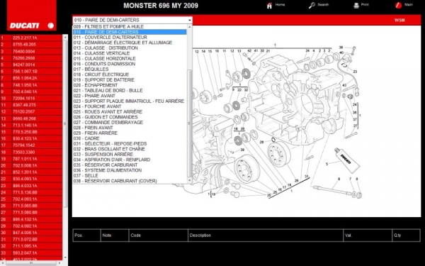 Schema electrique ducati monster 696