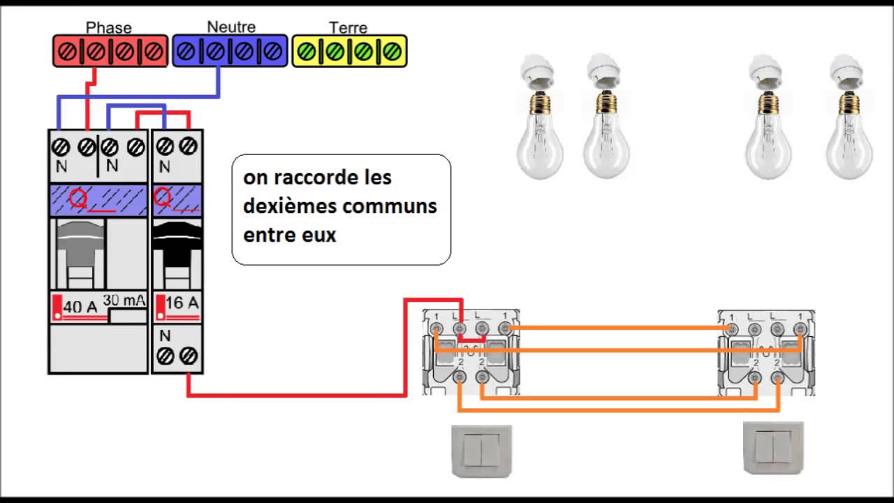 Va et vient schema electrique