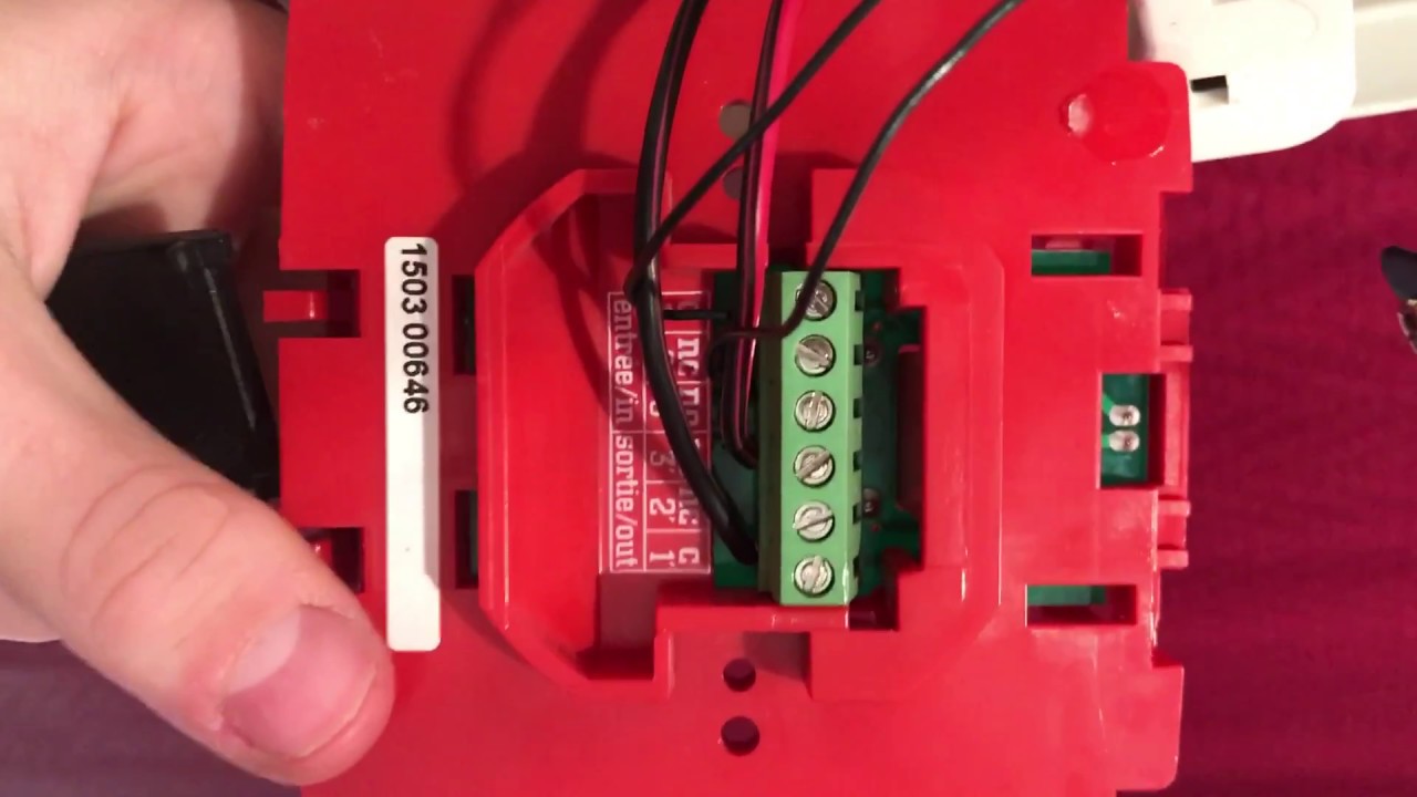 Schema electrique alarme incendie type 4