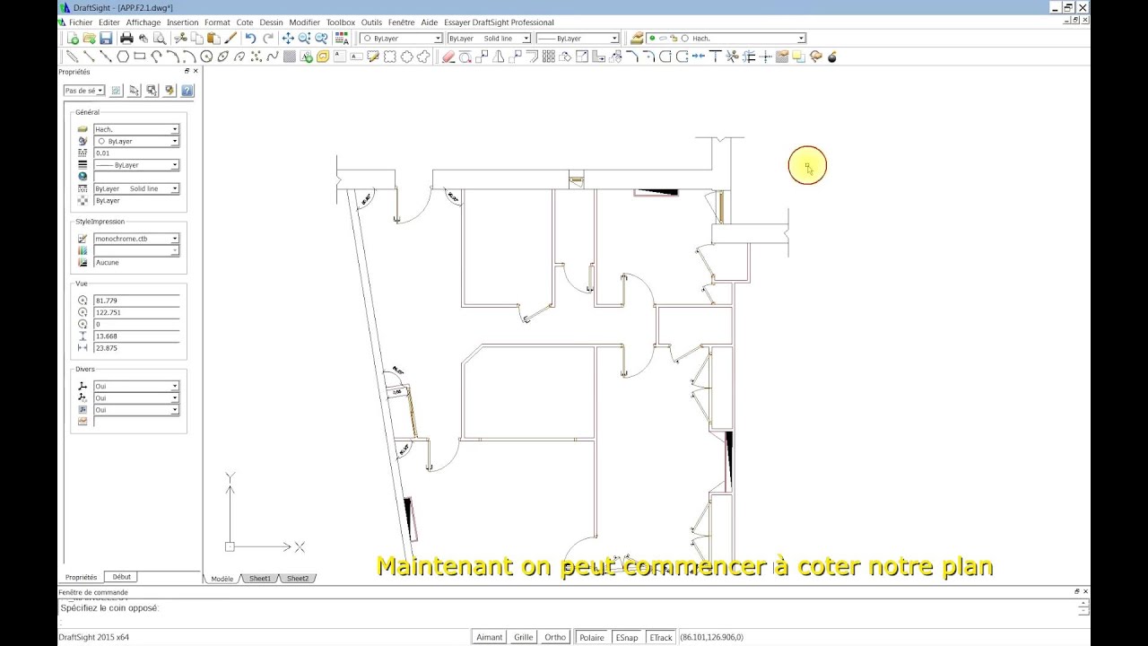 Schema electrique avec draftsight