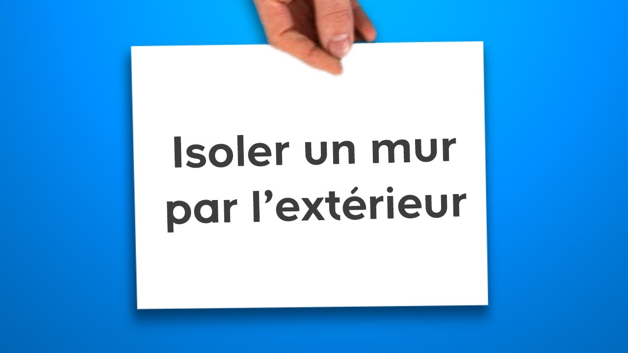 Pose polystyrène extrudé mur exterieur