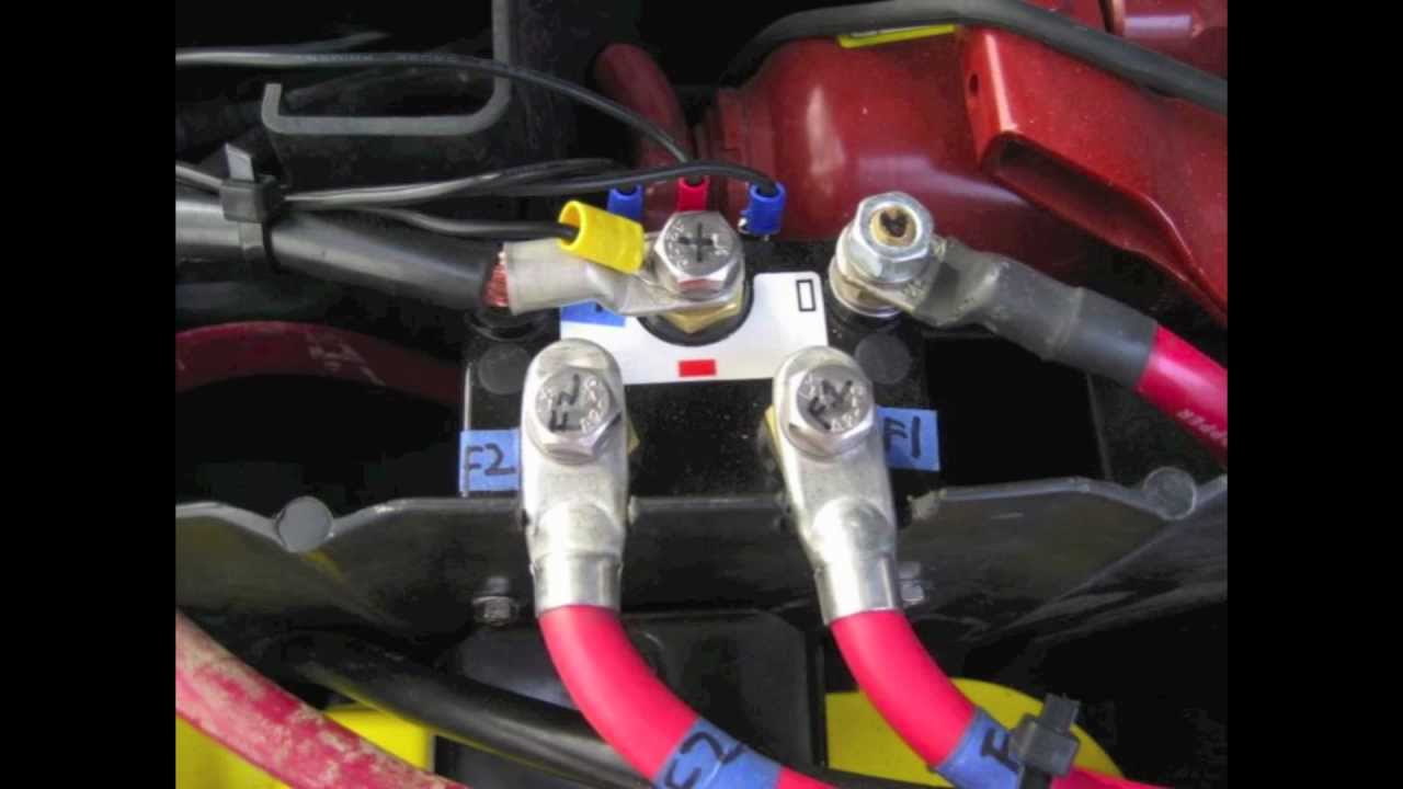 Schema electrique treuil winch