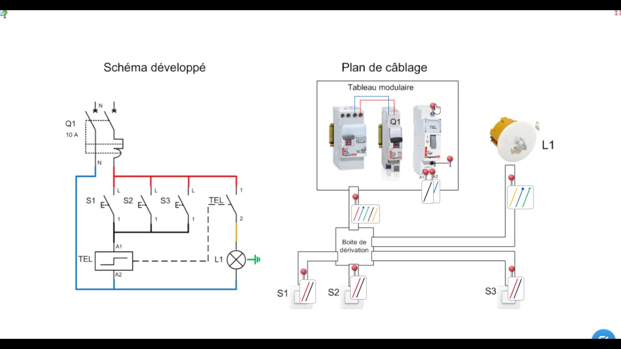 Schéma electrique exercices corrigés