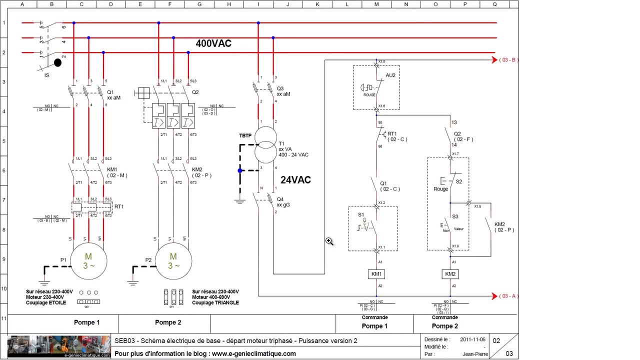 Schema electrique d'un moteur a essence