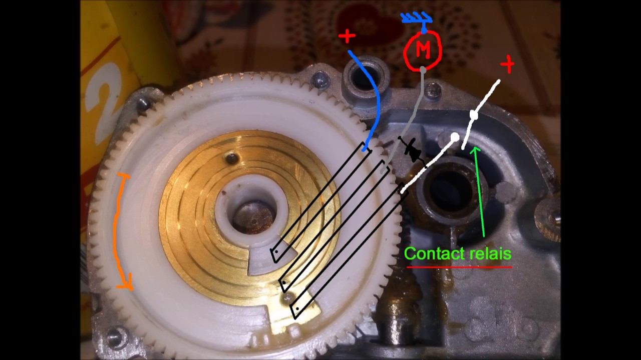 Schema electrique moteur avant arriere