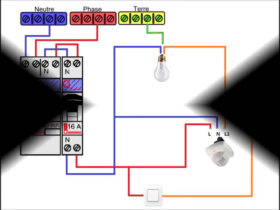 Schema electrique interrupteur automatique