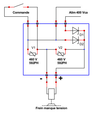 Frein moteur electrique schema