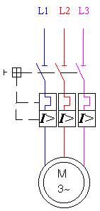 Schema electrique protection moteur