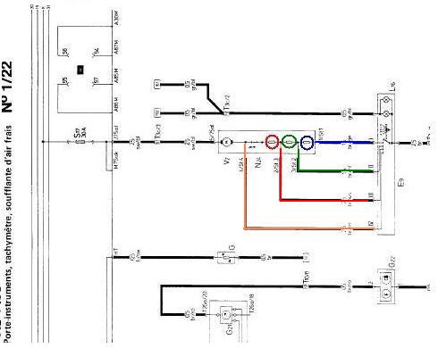 Schema electrique d'un ventilateur de plafond