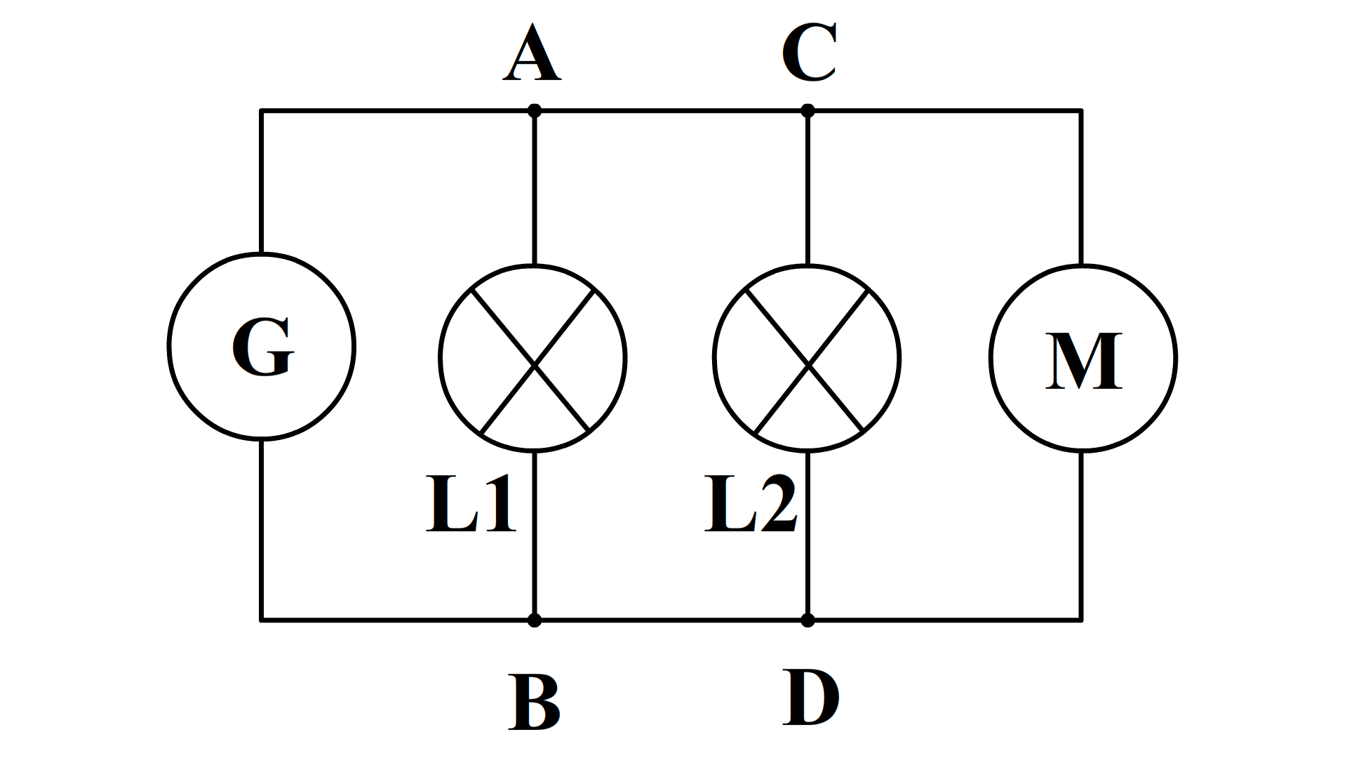 Schéma d'un montage electrique permettant d'établir la loi d'ohm