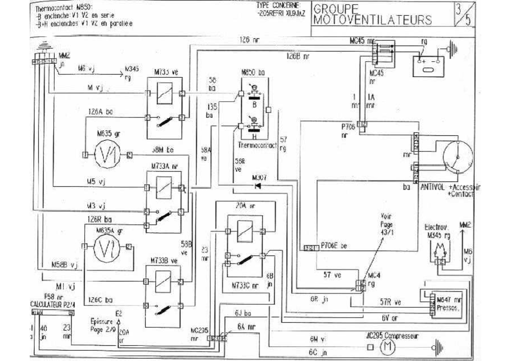 Schema electrique peugeot 175