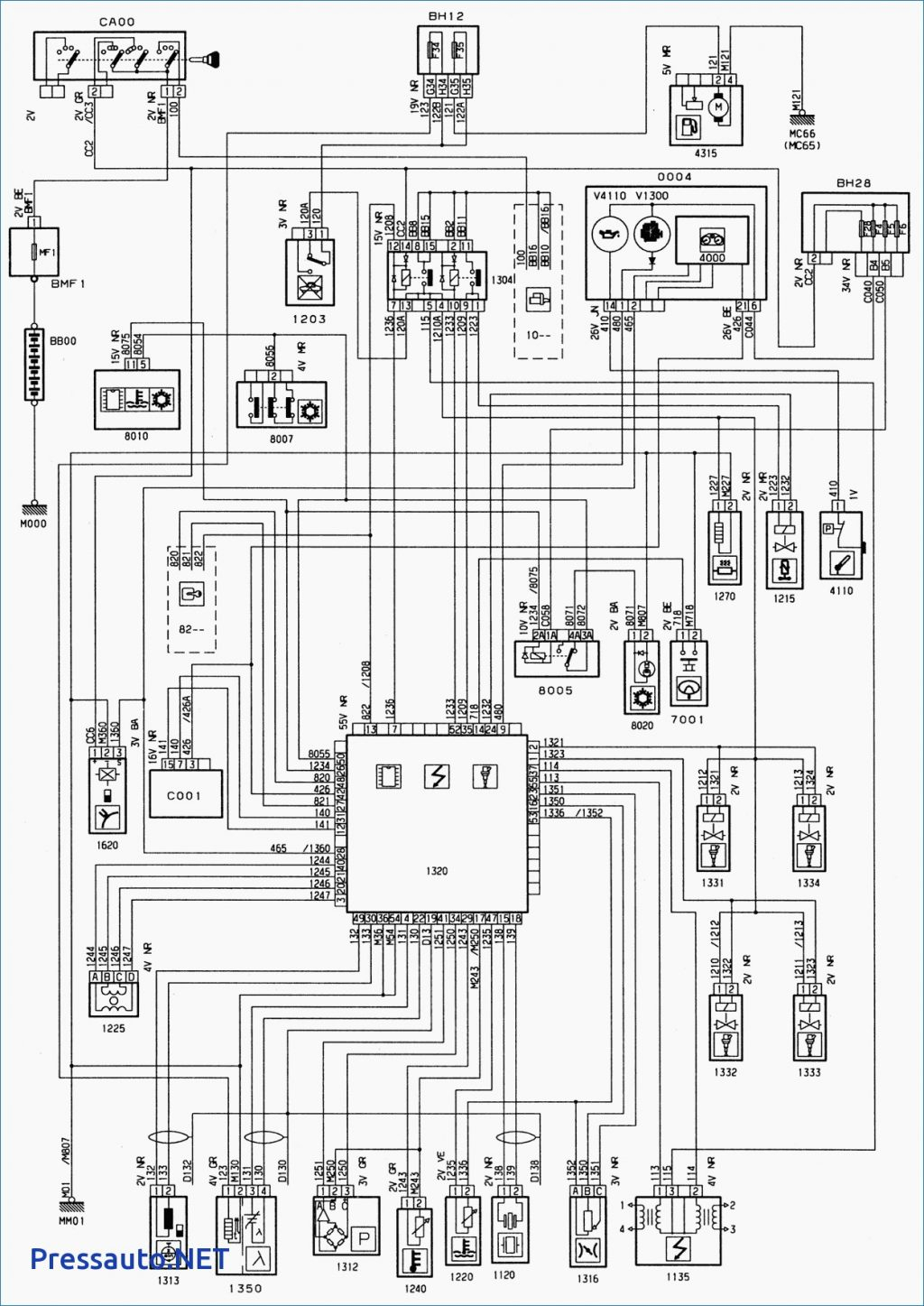 Schema electrique 607 2.2hdi