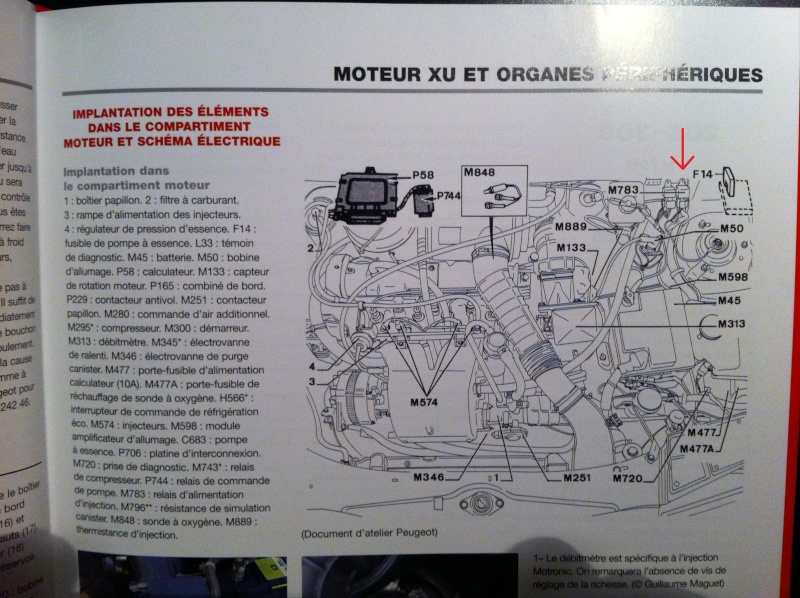 Schema faisceau electrique 205 gti