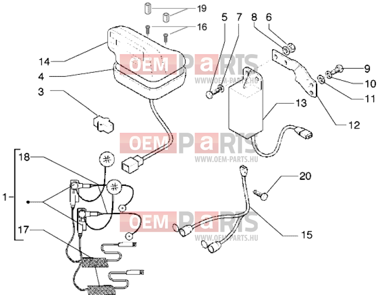 Schema electrique piaggio x9 500