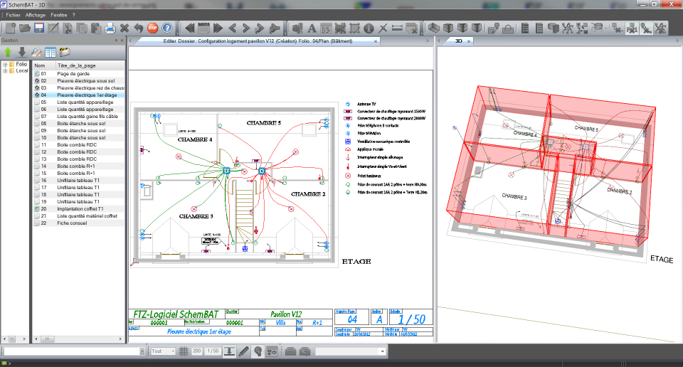 Schema electrique logiciel