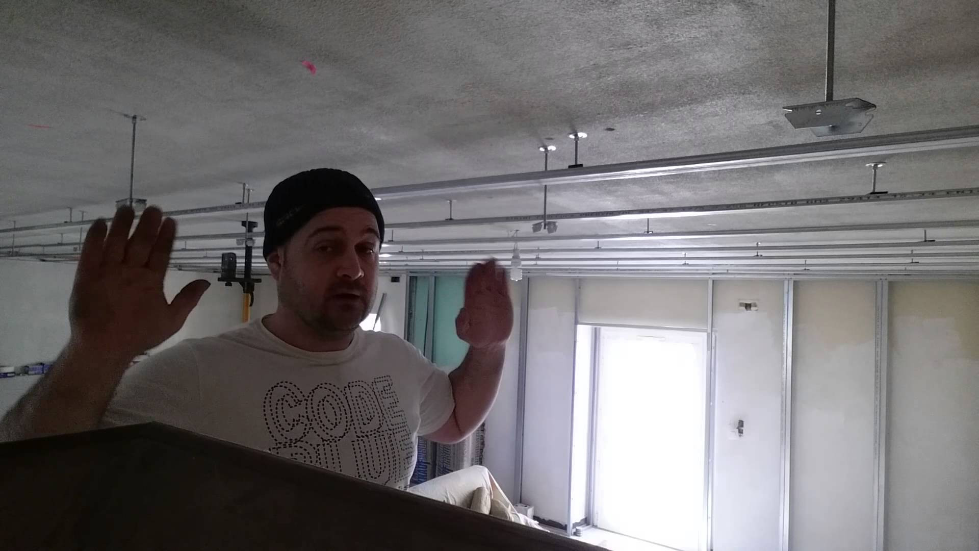 Isolation plafond sous dalle beton