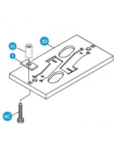 Schéma électrique moteur portail came bk 1200
