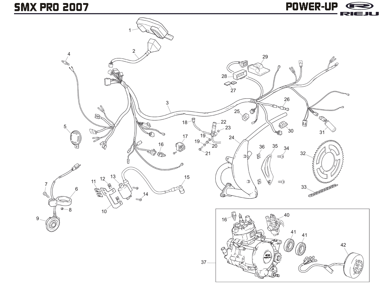 Schema electrique moto rieju