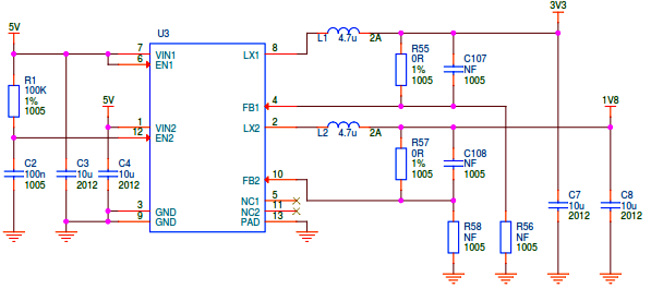 Schéma électrique raspberry pi