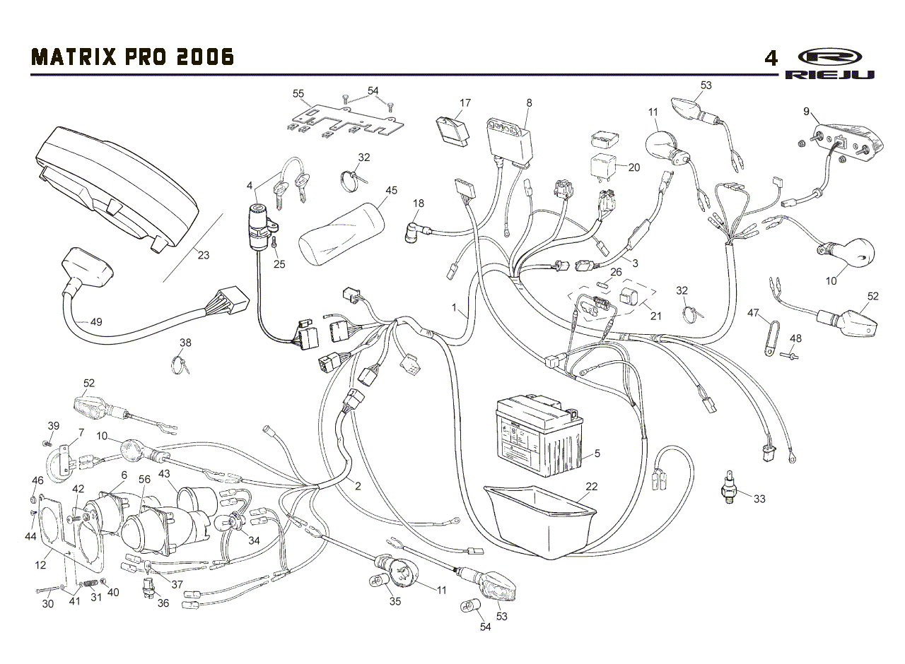 Schema electrique 125 mtx