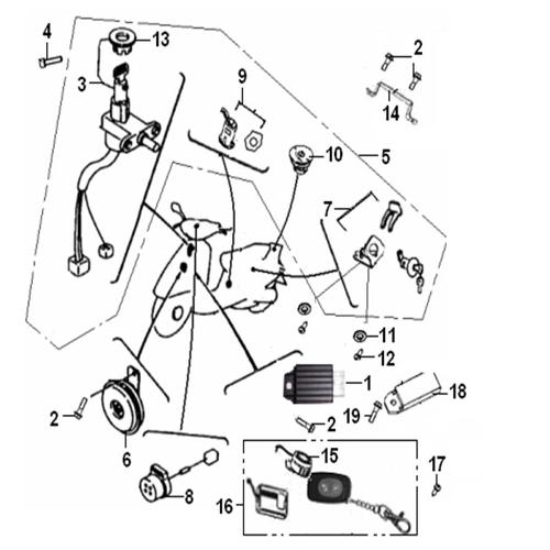 Schema electrique keeway matrix 50