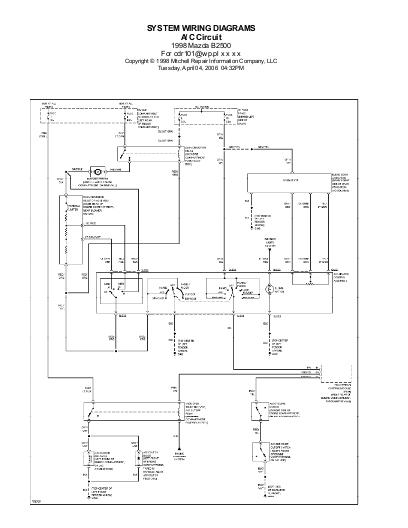 Mazda 3 schema electrique