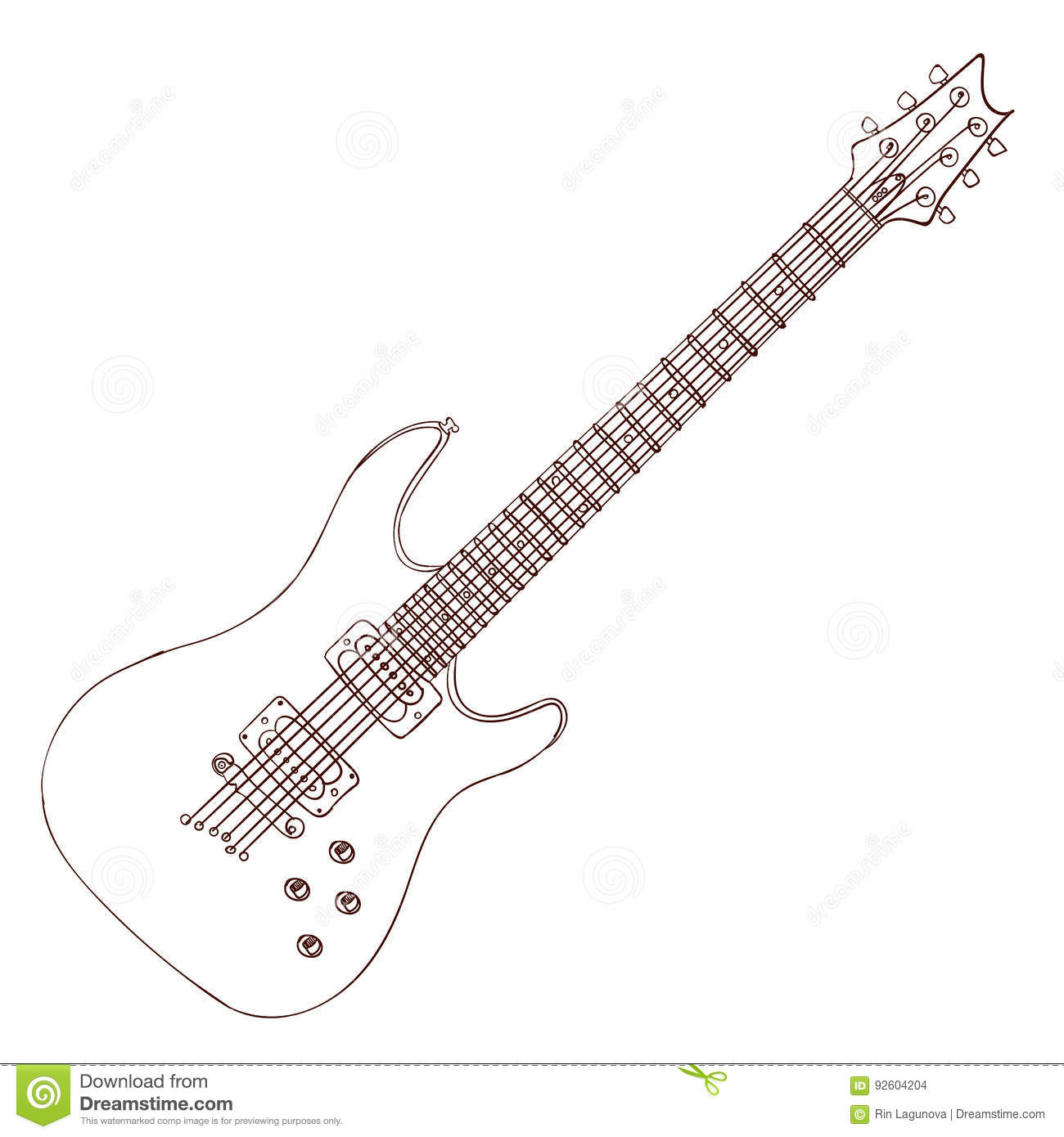 Schema guitare electrique