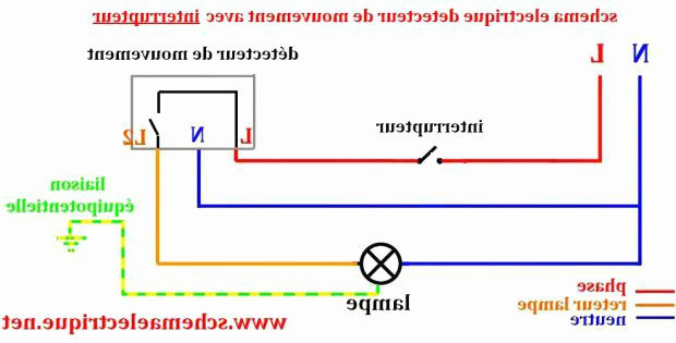 Detecteur de mouvement schema électrique