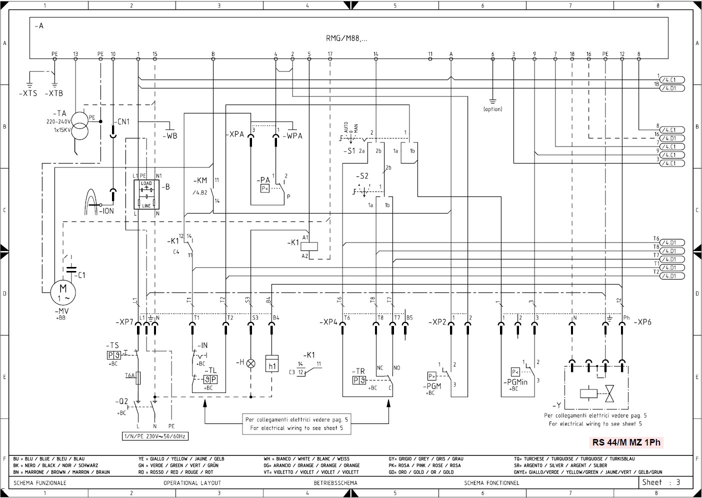 Schema industrielle electrique