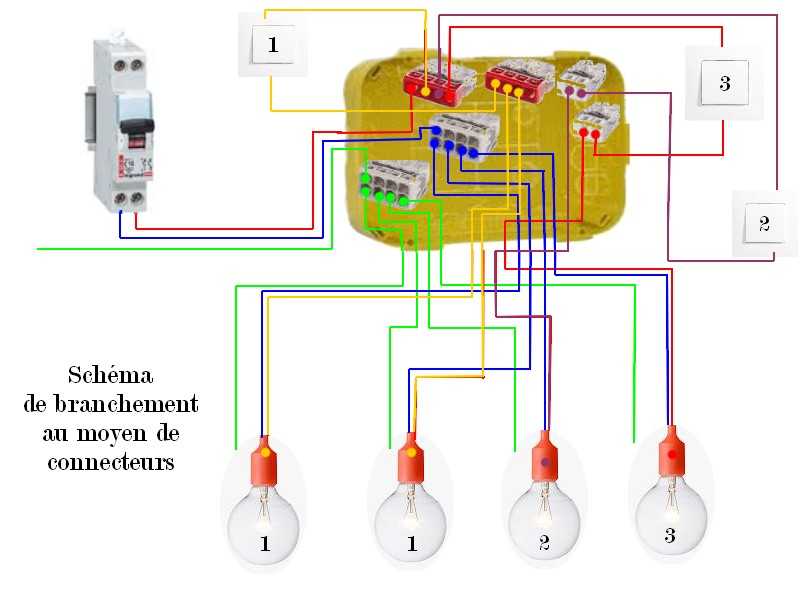 Schema électrique lumiere