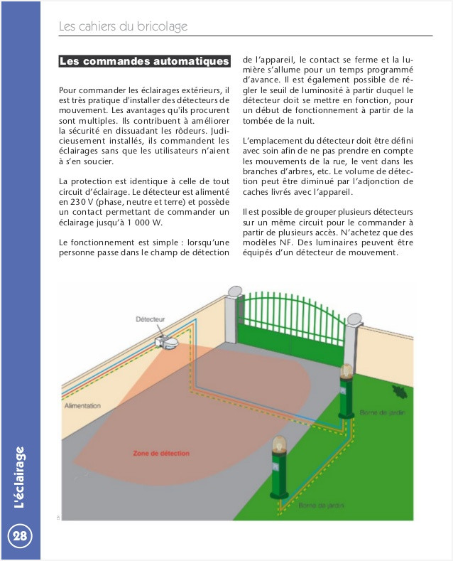 Norme electrique lumiere exterieur
