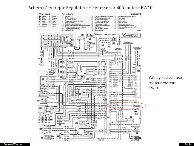 Schema electrique moteur 307
