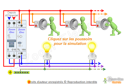 Schema d'une minuterie electrique