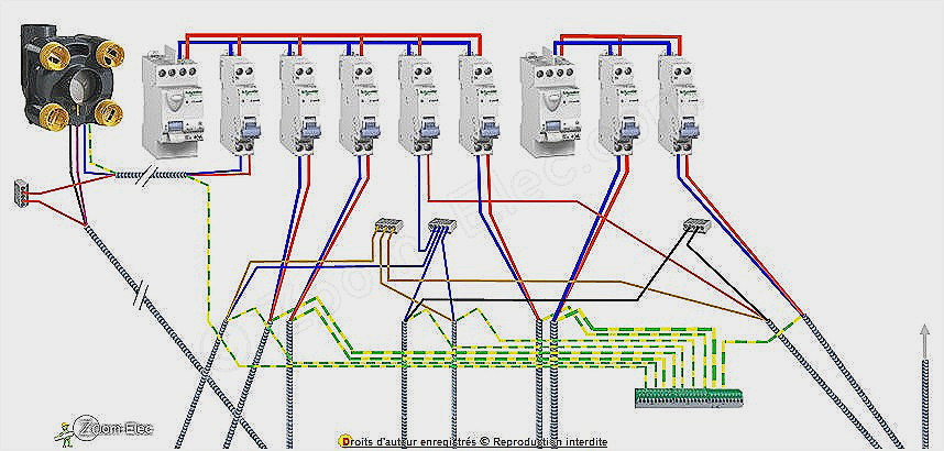 Schema electrique d'une cuisine